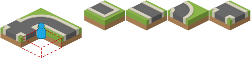 Wang 3-edge 'Walkways' tileset
